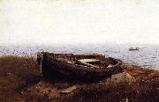 Frederic Edwin Church The Old Boat oil on canvas